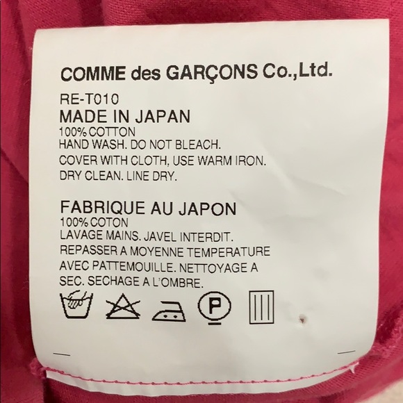 CDG  pleated bottom t-shirt - Picture 7 of 7